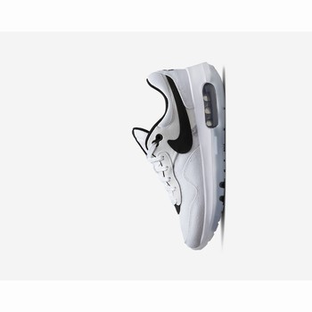 Trampki Nike Air Max Motif Dziewczynka Białe Białe Czarne | Polska-79634