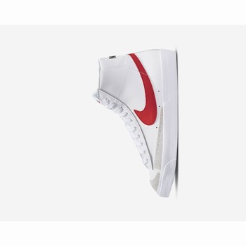 Trampki Nike Blazer Mid '77 Chłopięce Białe Niebieskie Czarne Czerwone | Polska-15223